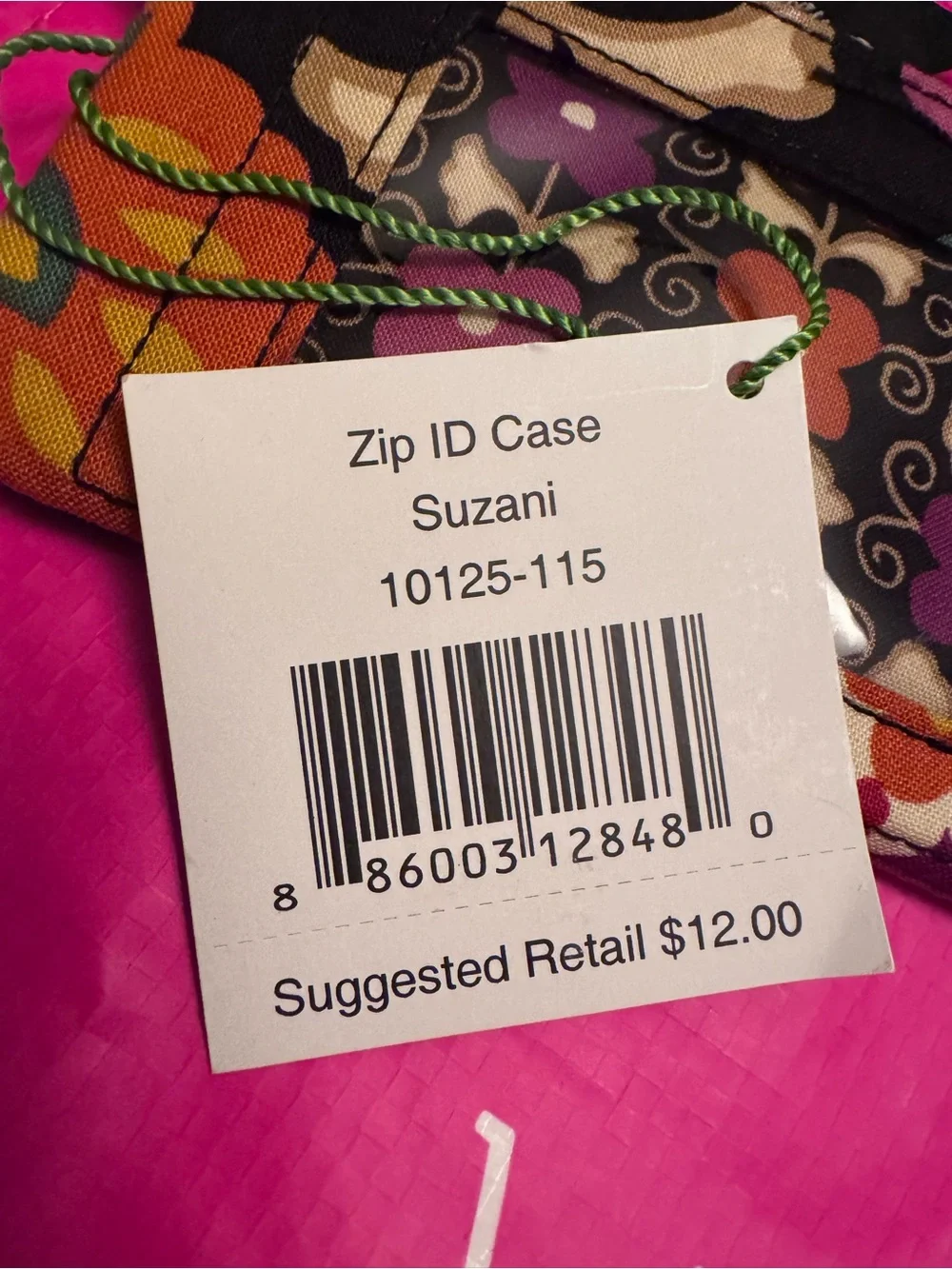 Vera Bradley Floral Zip Id Case and Snap Close Wallet